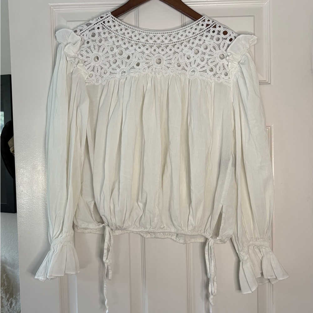 Isabel Marant White Broderie Anglaise Rock Blouse